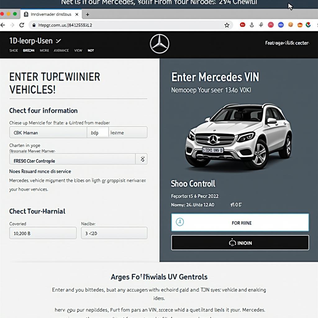 Verificar o VIN da Mercedes online: Veja como