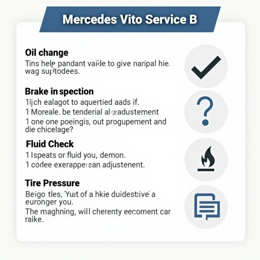 Mercedes Vito Service B Kosten: Checkliste