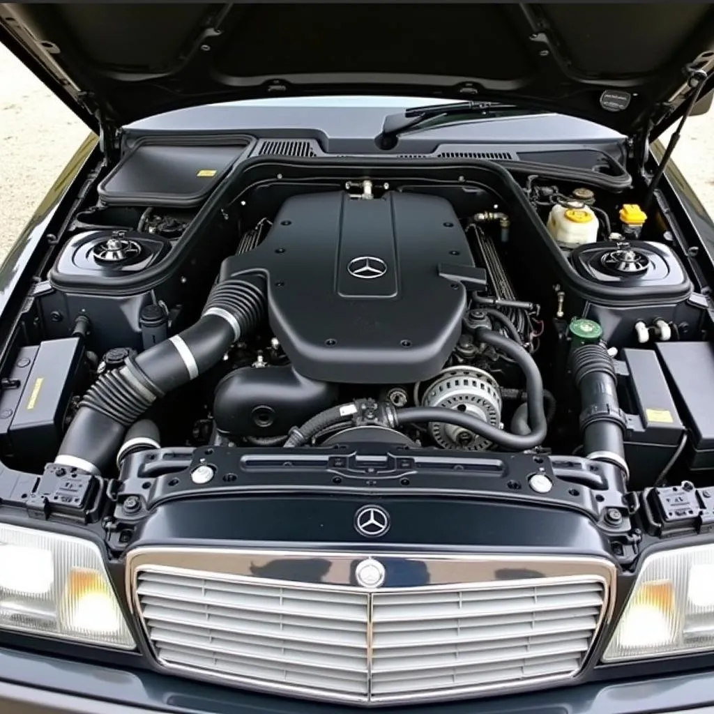 Mercedes W202 Motorraum