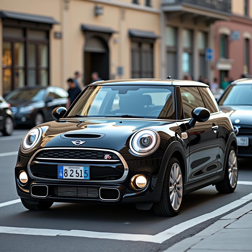 Mini One parkeret