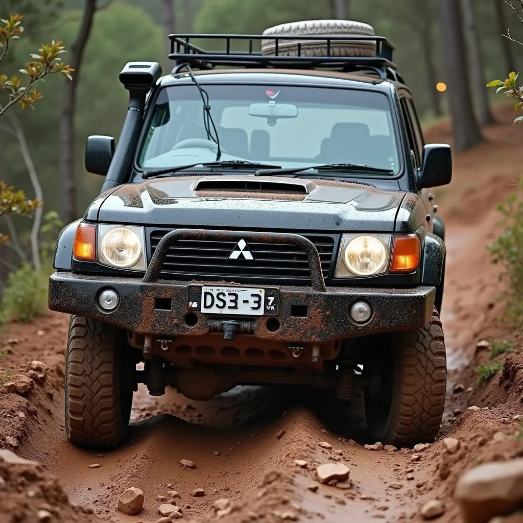 Mitsubishi Pajero 3-Türer im Gelände