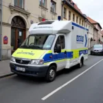 Mobiler Blitzer in Gießen