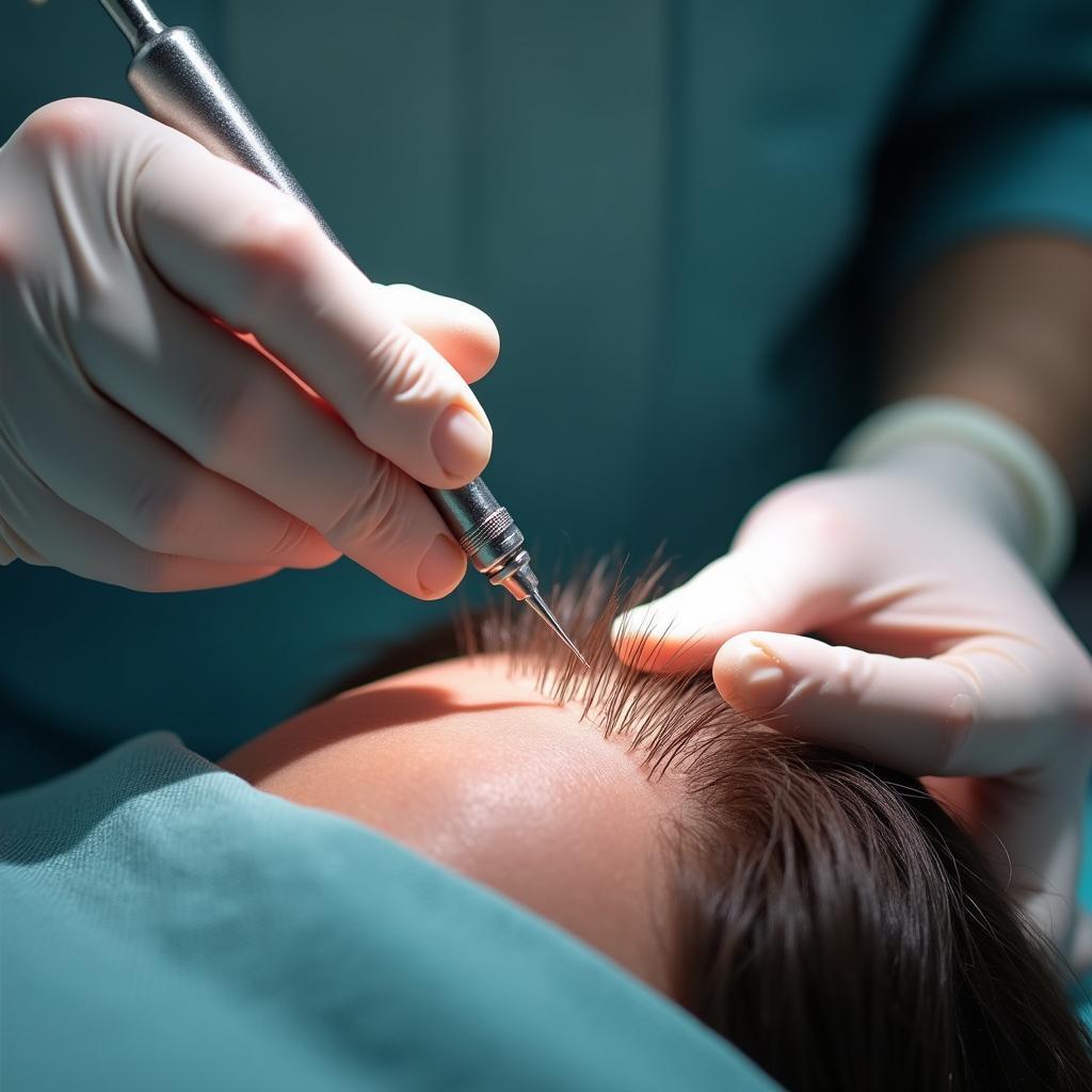 Moderne FUE-Haartransplantation