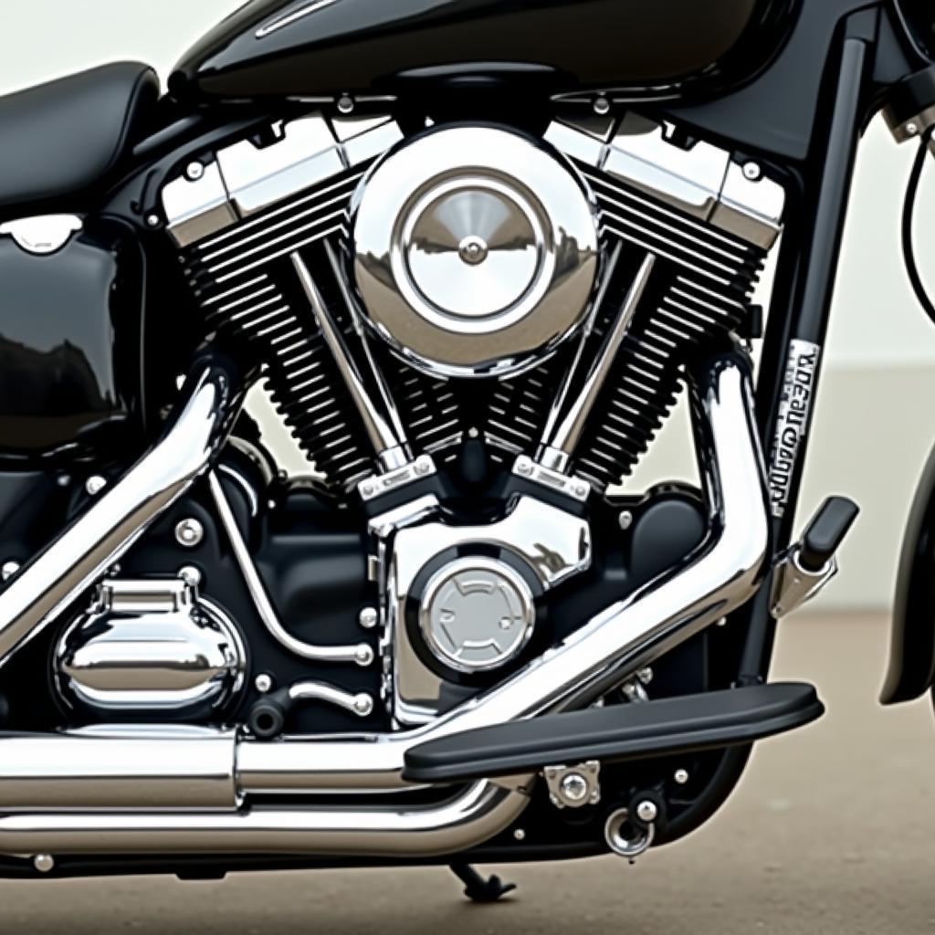 Moto avec Moteur Rénové : Prête pour de nouvelles aventures !