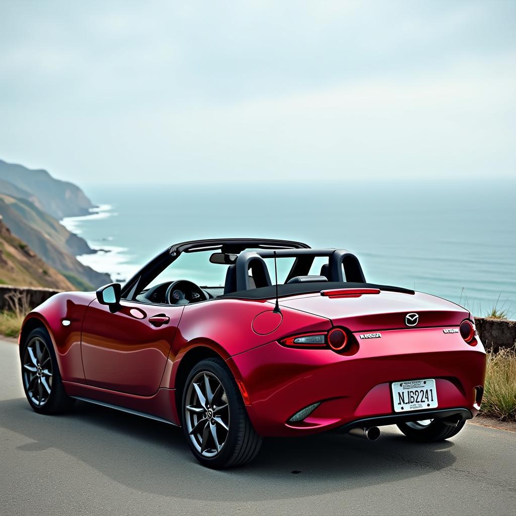 Mazda MX-5 Targa mit geöffnetem Dach