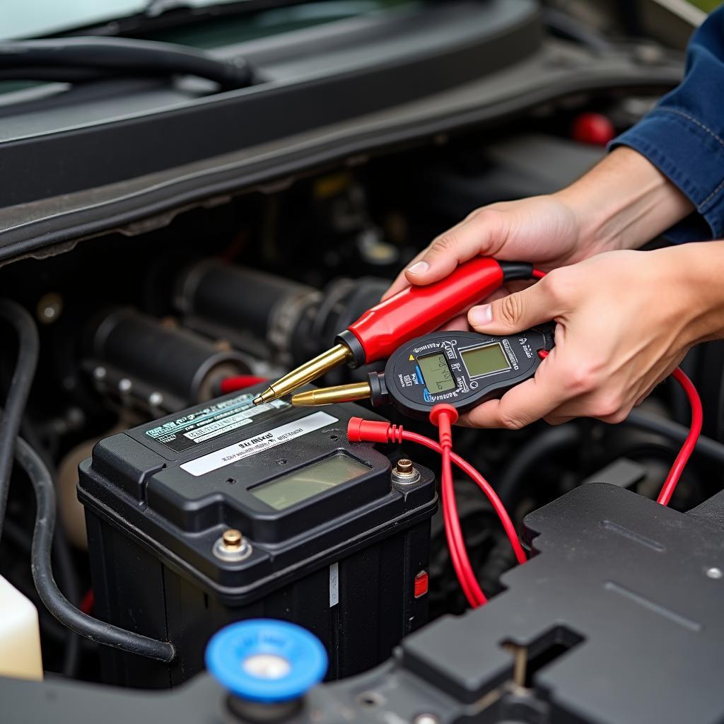 Defekte Lichtmaschine als Ursache für leere neue Autobatterie