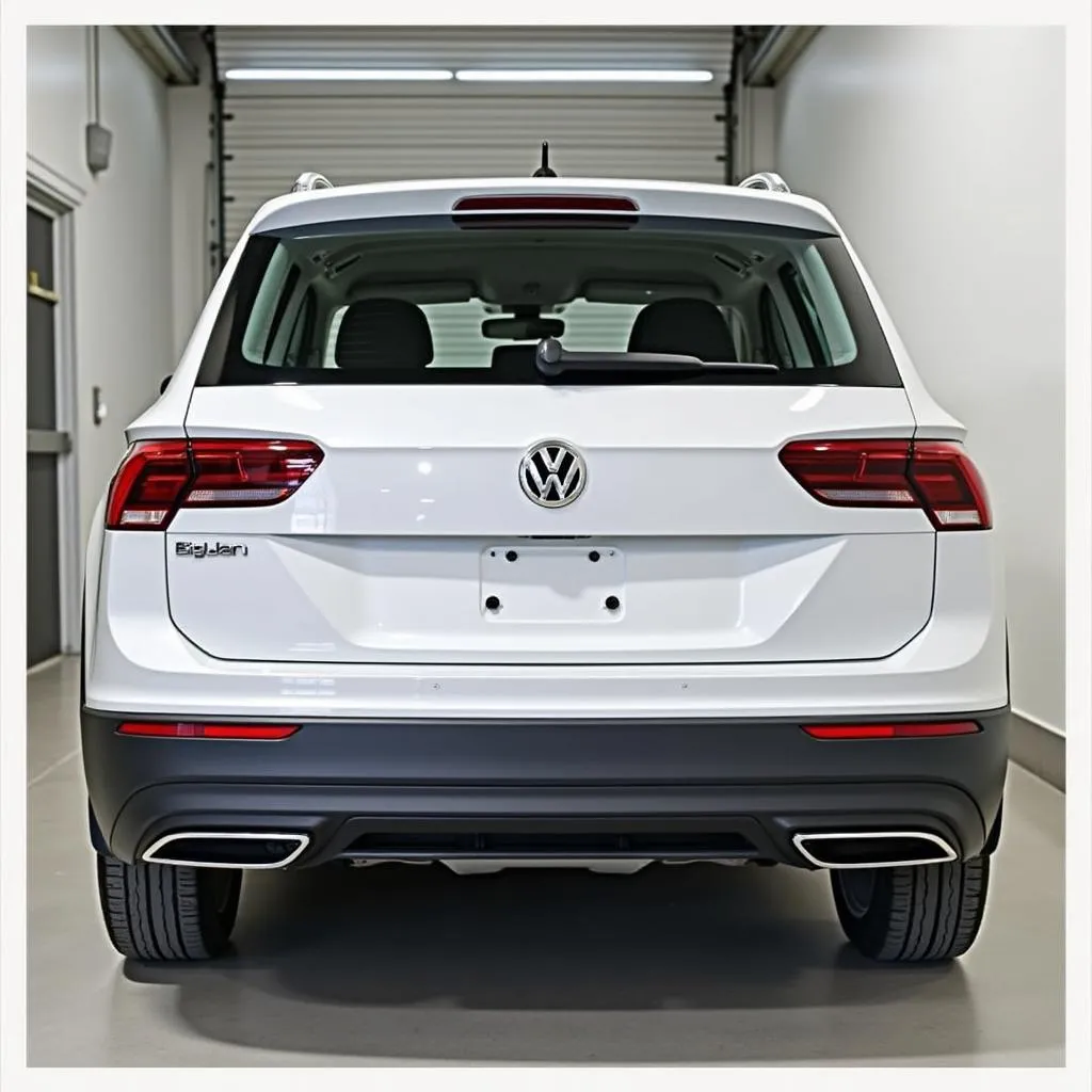 Neue hintere Stoßstange für einen VW Tiguan