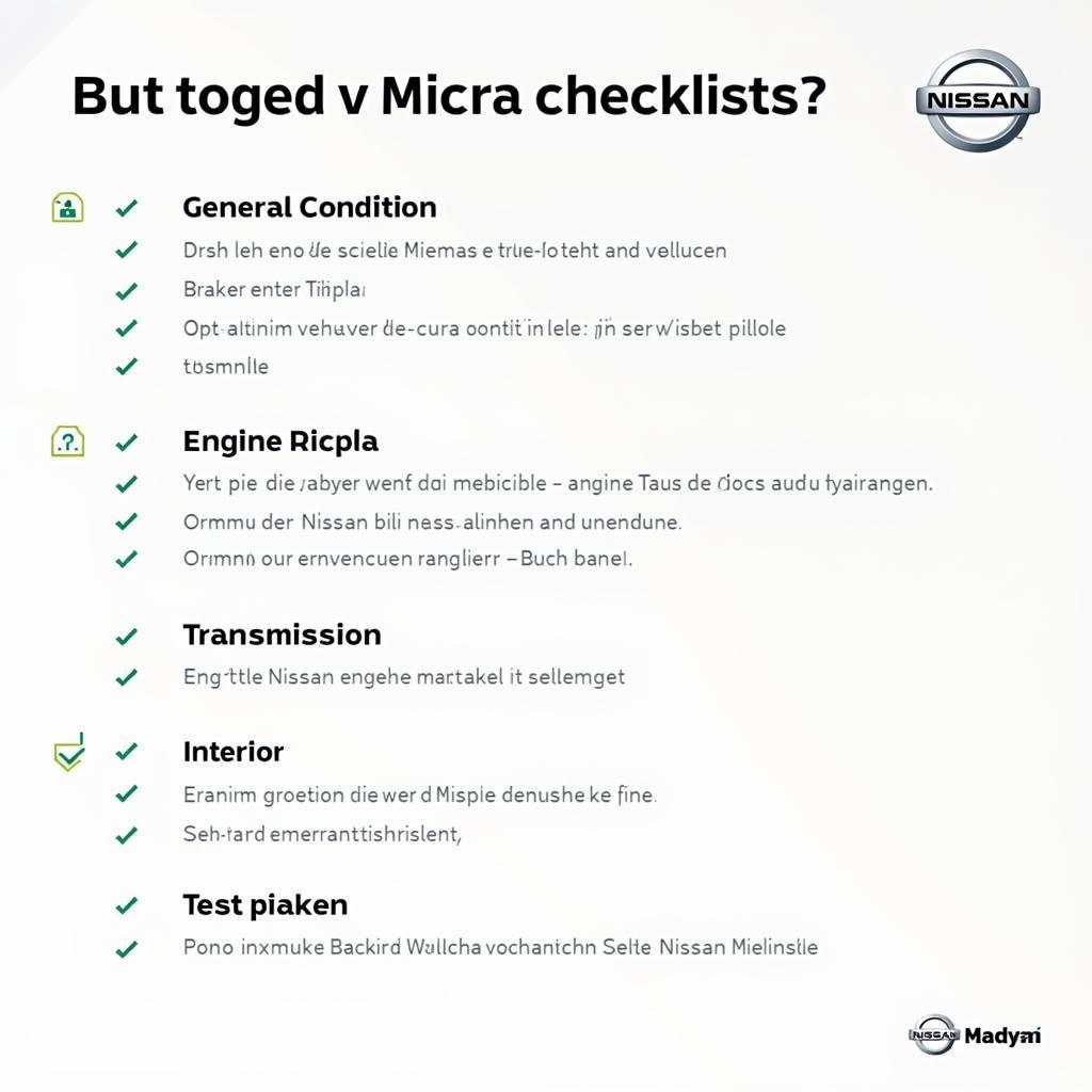 Checkliste für den Kauf eines gebrauchten Nissan Micra