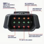 OBD2 Stecker Pinbelegung Diagramm