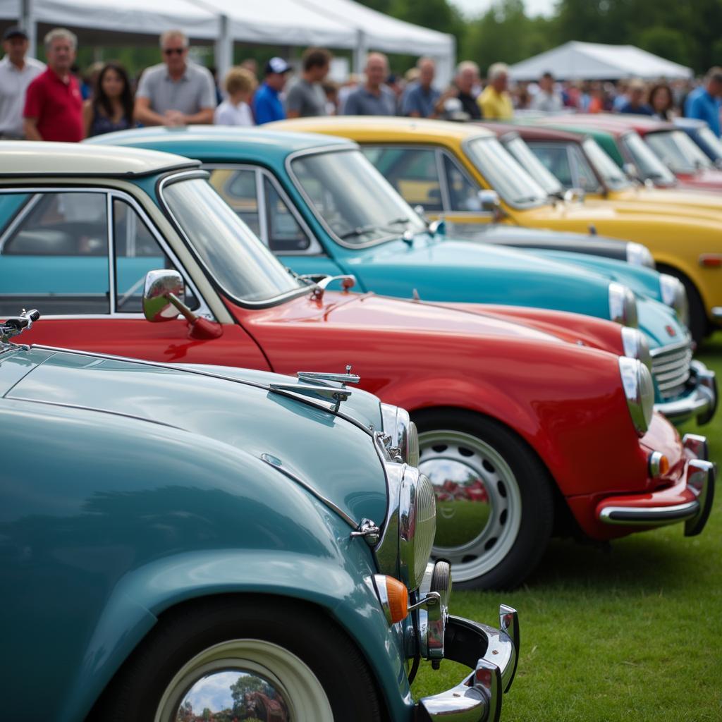 Vielfältige Oldtimer auf dem Treffen in Hürup