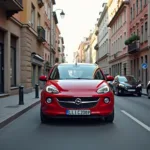 Opel Adam Abmessungen im Stadtverkehr