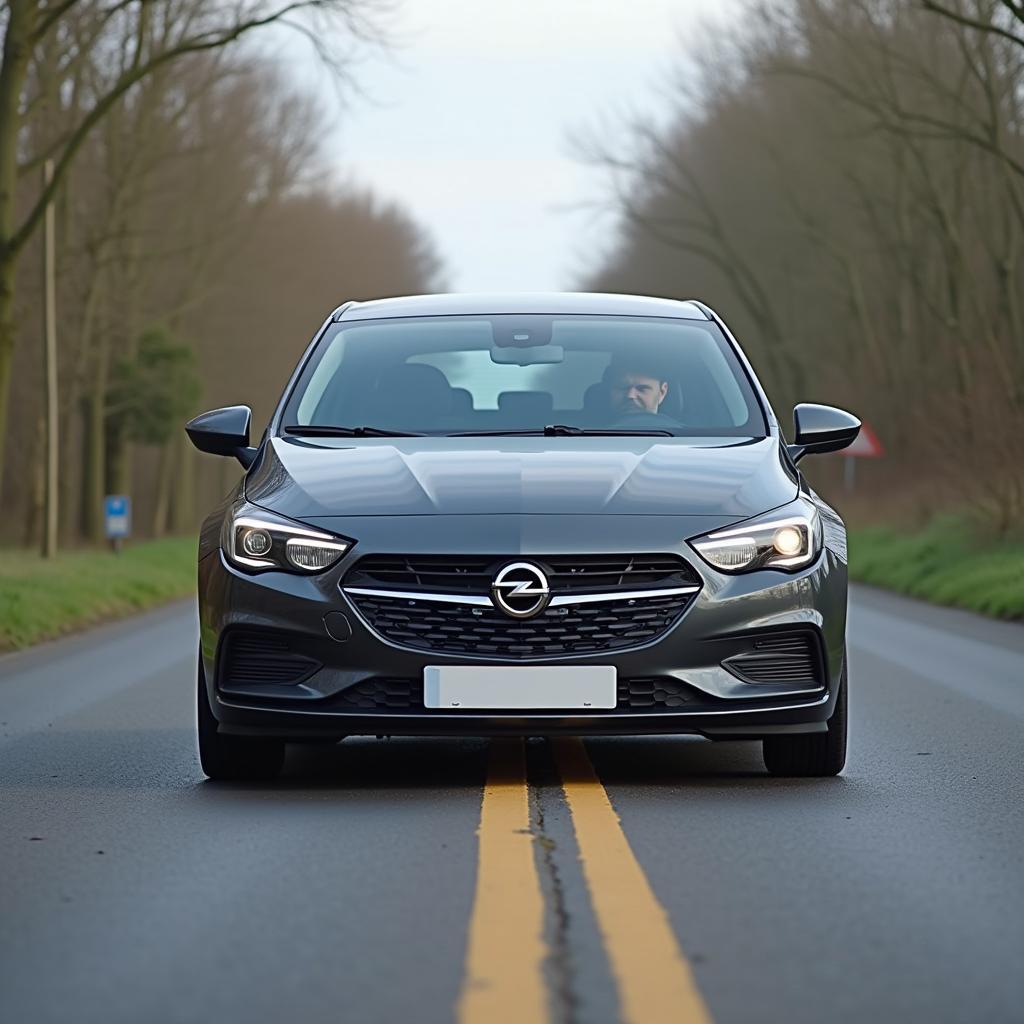 Opel Auto Rückwärts Fahren