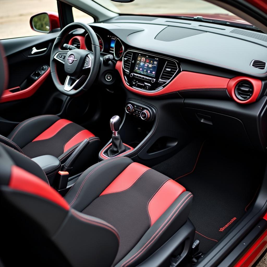 Opel Corsa E Color Edition interior