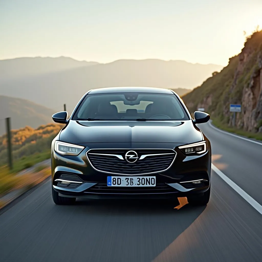 Opel Insignia op de weg