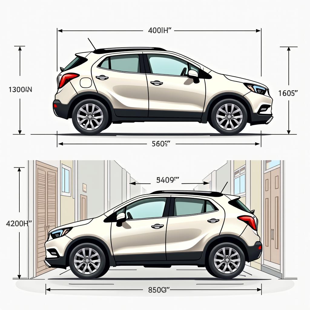 Abmessungen des Opel Mokka