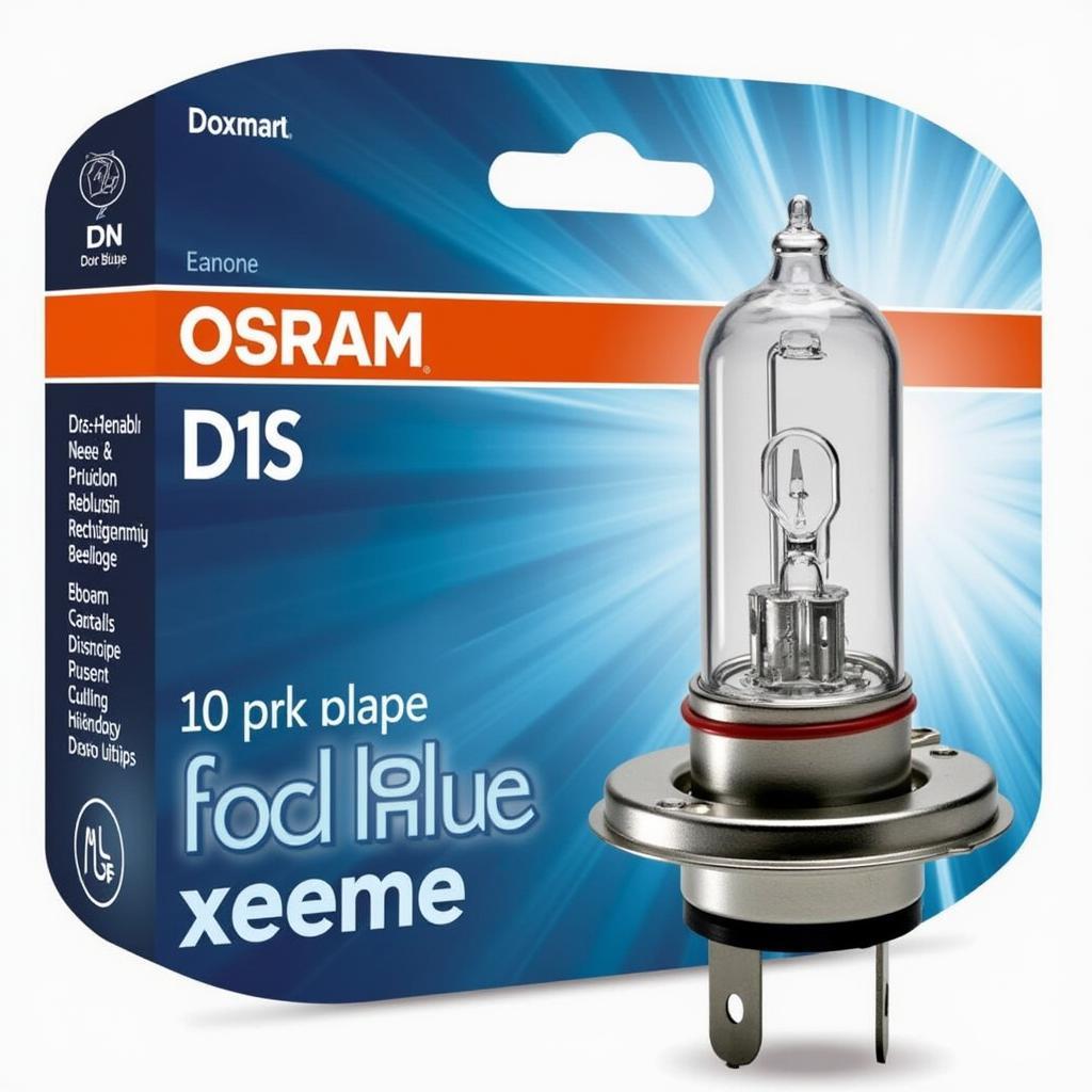 Osram D1S Xenarc Cool Blue Intense Lampen Produktverpackung