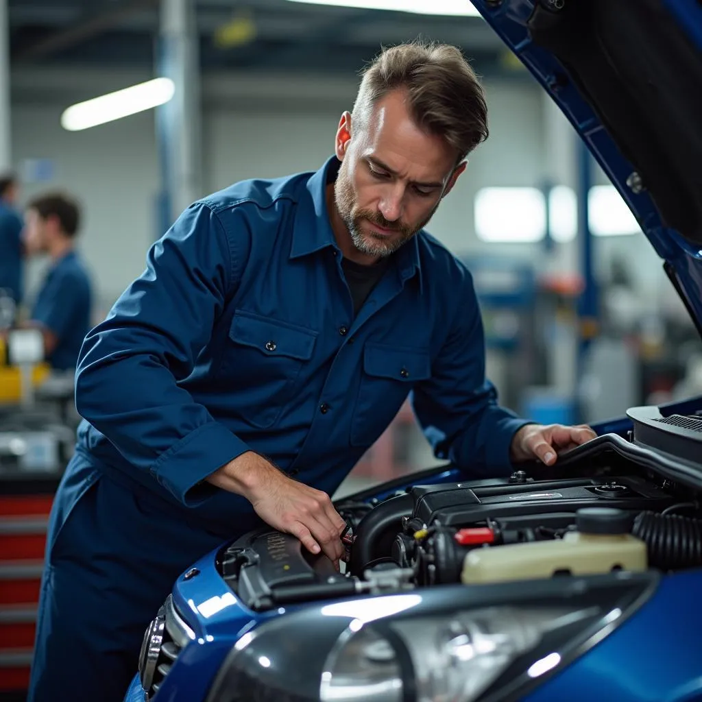 Oster-Check in der Kfz-Werkstatt