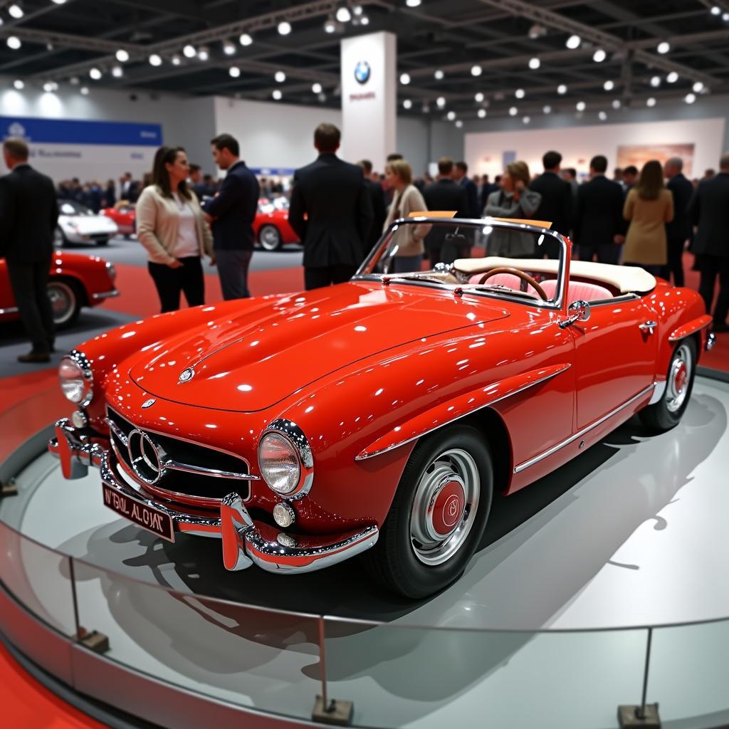 Glänzende Oldtimer auf der P10 Messe Essen