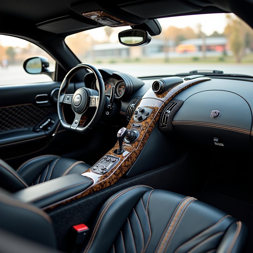 Luxuriöses Interieur eines Pagani Huayra