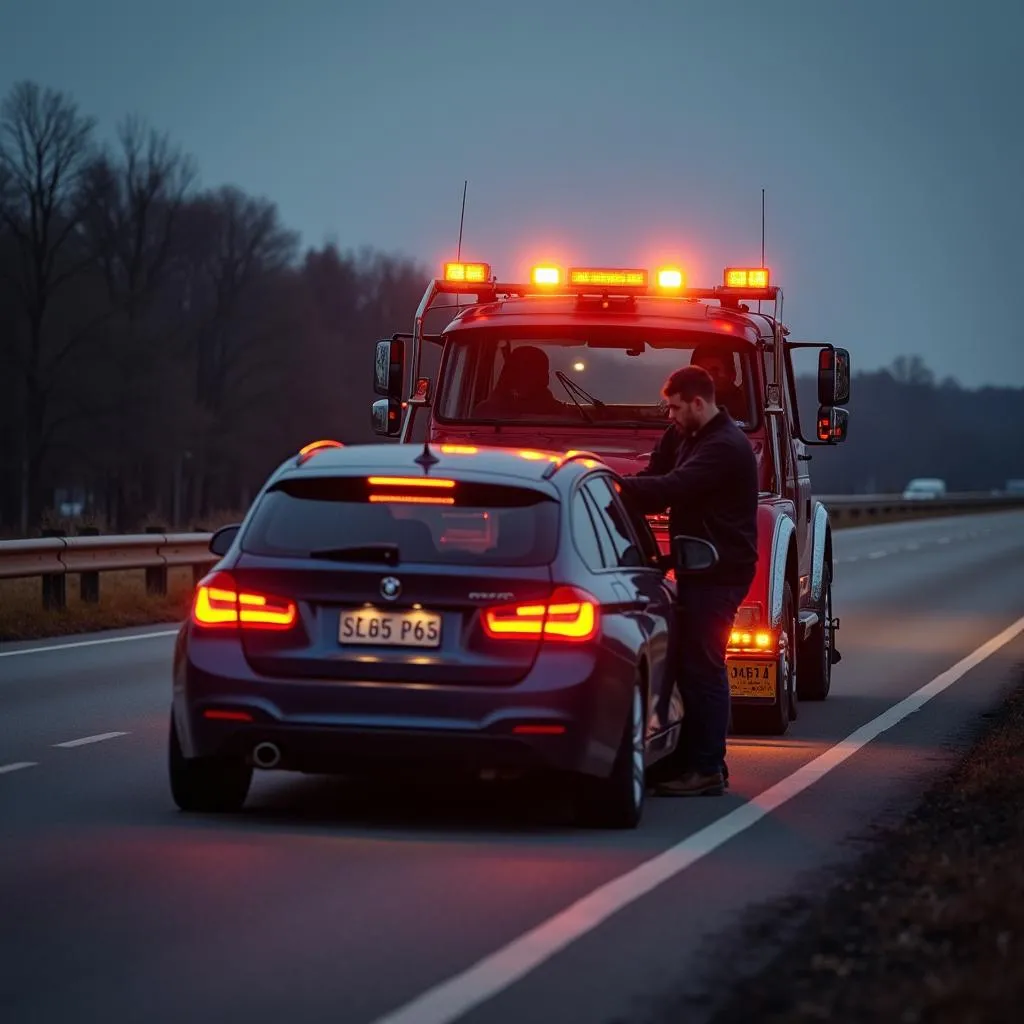 Pannendienst auf der A8 München Stuttgart