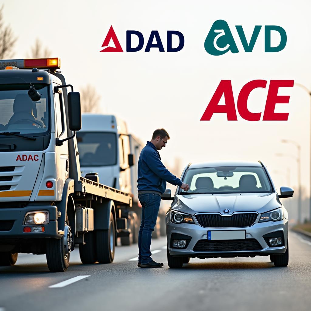 Pannenhilfe Abschleppdienst Vergleich - ADAC AvD ACE