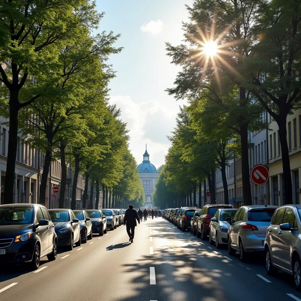 Parkplatzsuche in Darmstadt