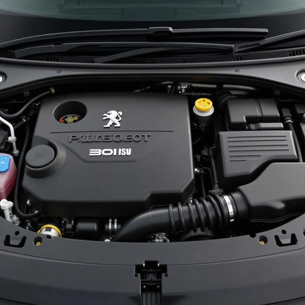 Peugeot 308 SW PureTech 130 Motorraum