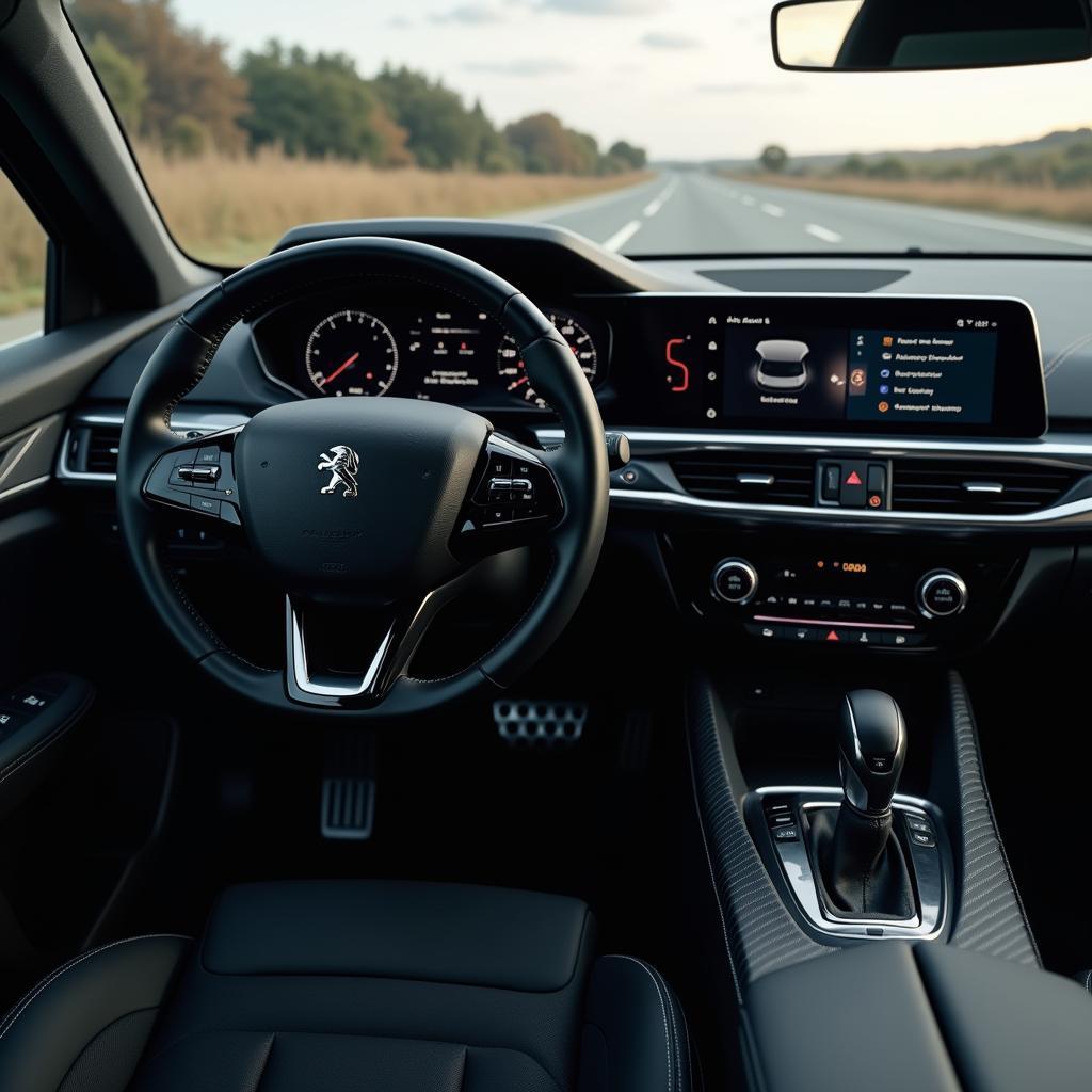 Luxuriöser Innenraum des Peugeot 508 GT