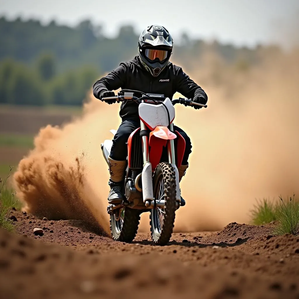 Pit Bike 150ccm im Gelände