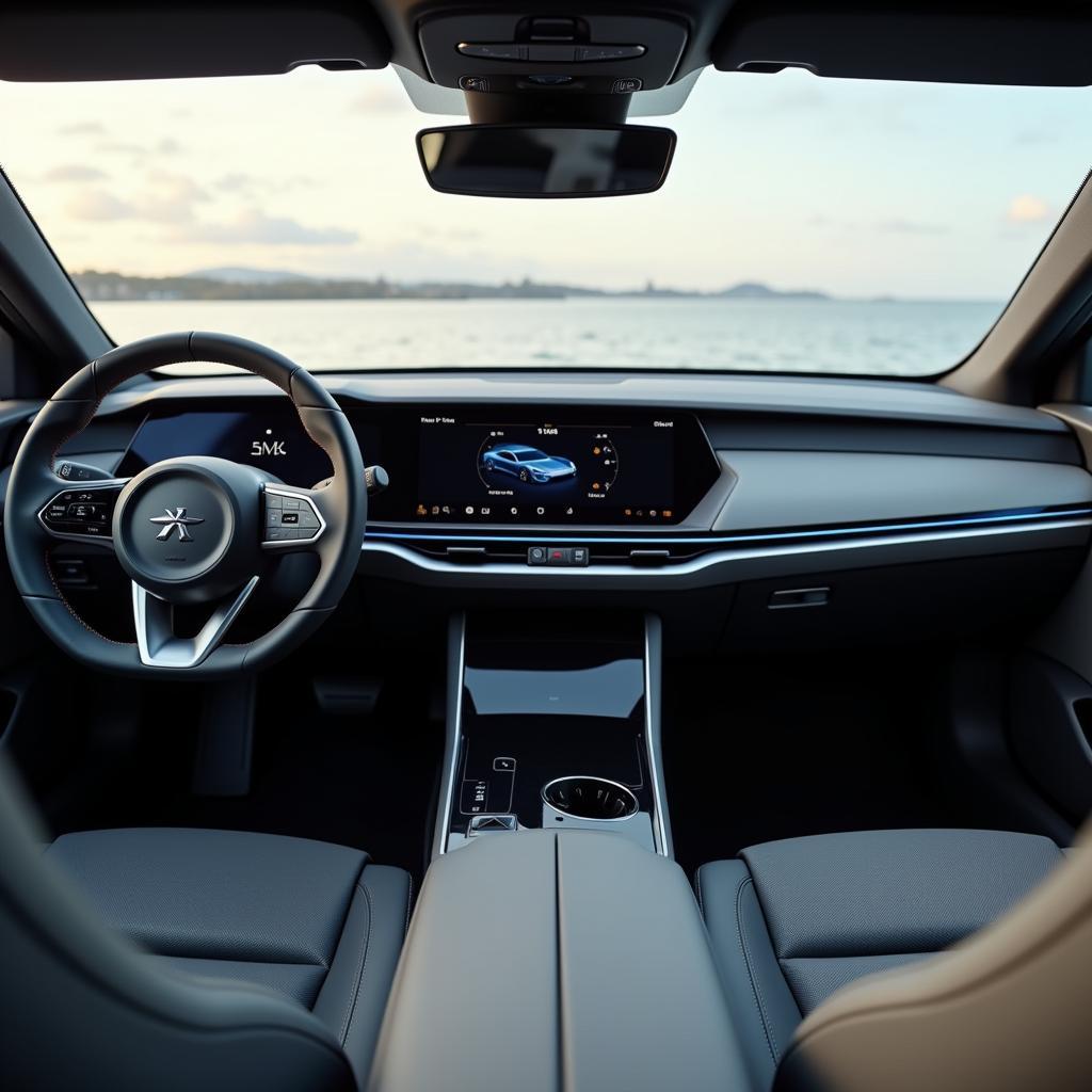 Modernes Interieur des Polestar 2