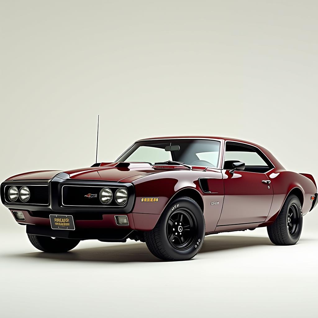 Klassisches Pontiac Firebird 400 Design