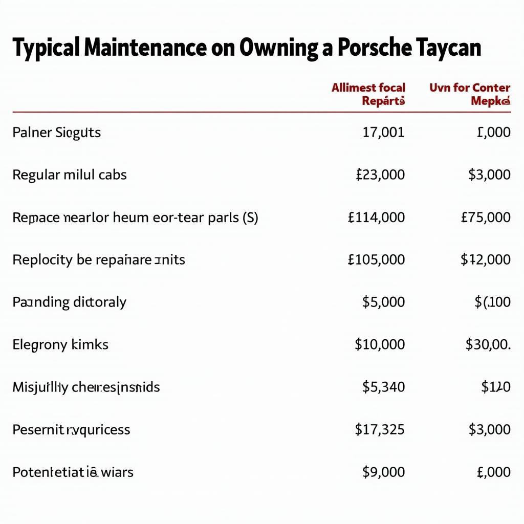 Porsche Taycan: Wartung und Betriebskosten