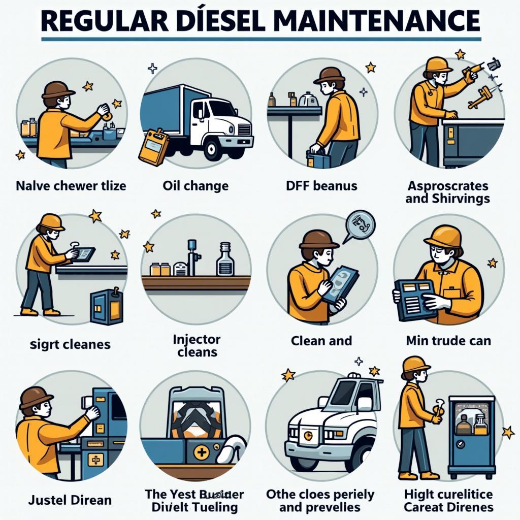 Regelmäßige Dieselwartung