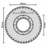 Reifendimensionen 300 4 erklärt