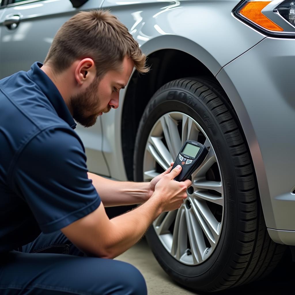 Reifendruck Ford Mondeo prüfen