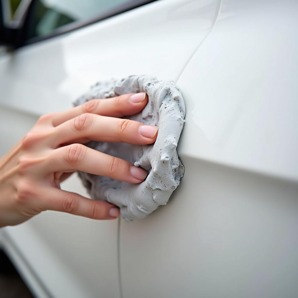 Massa de limpeza para carros