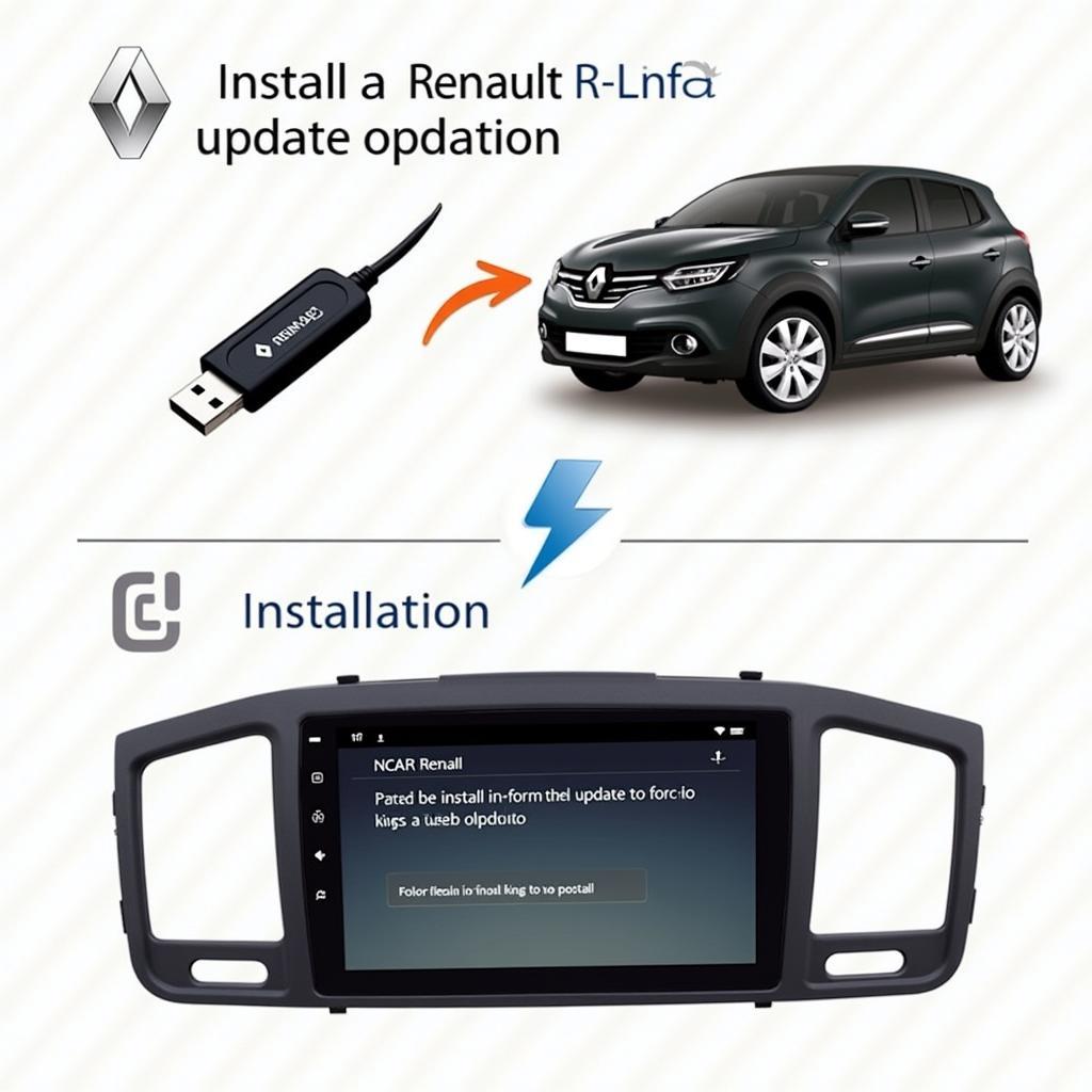 Instalasi USB Pembaruan Renault R-Link 2