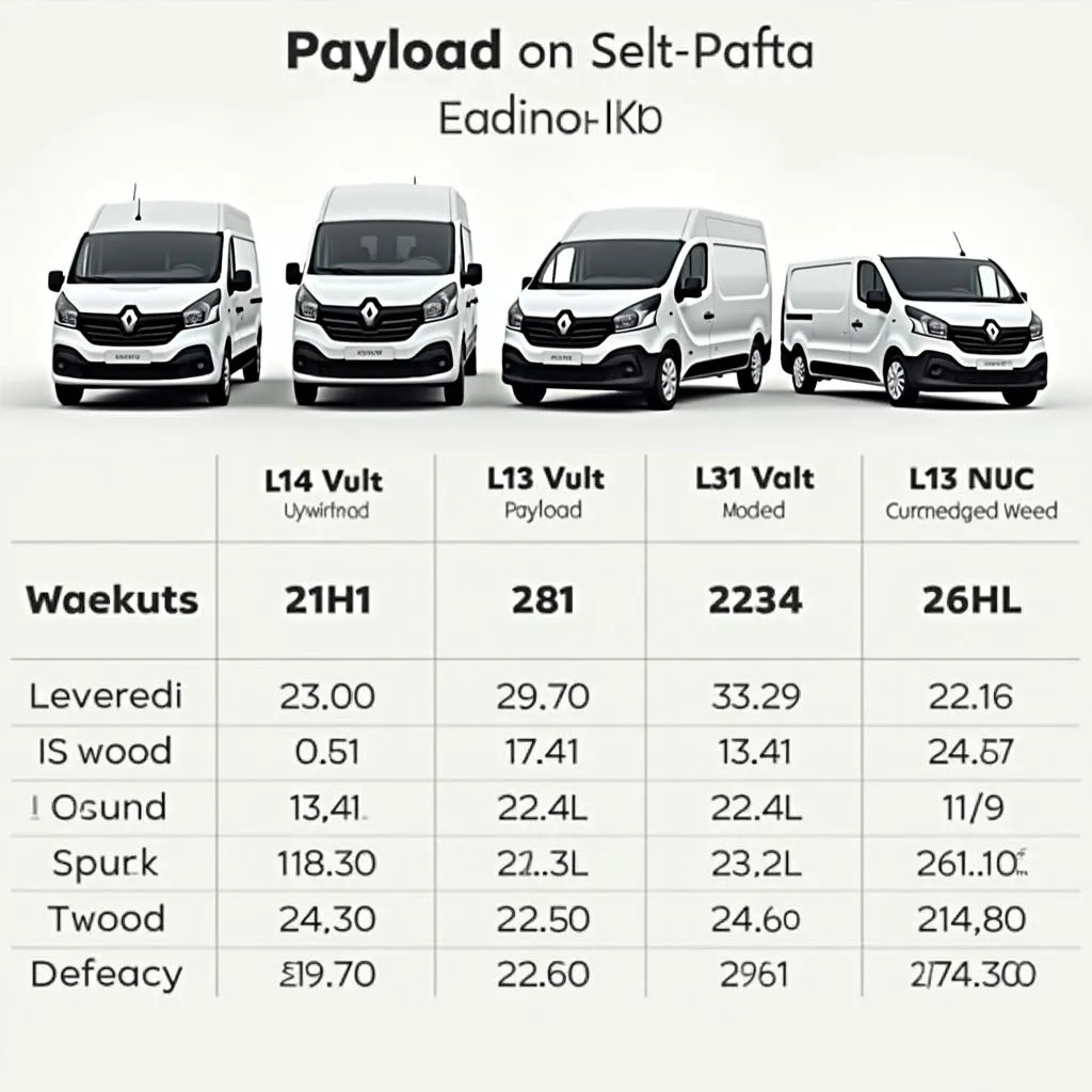 Renault Trafic Zuladung Varianten