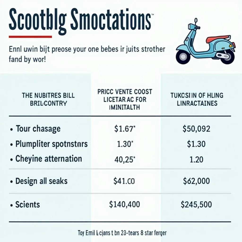 Costi Servizio Montaggio Scooter