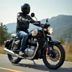 Probefahrt mit einer Royal Enfield