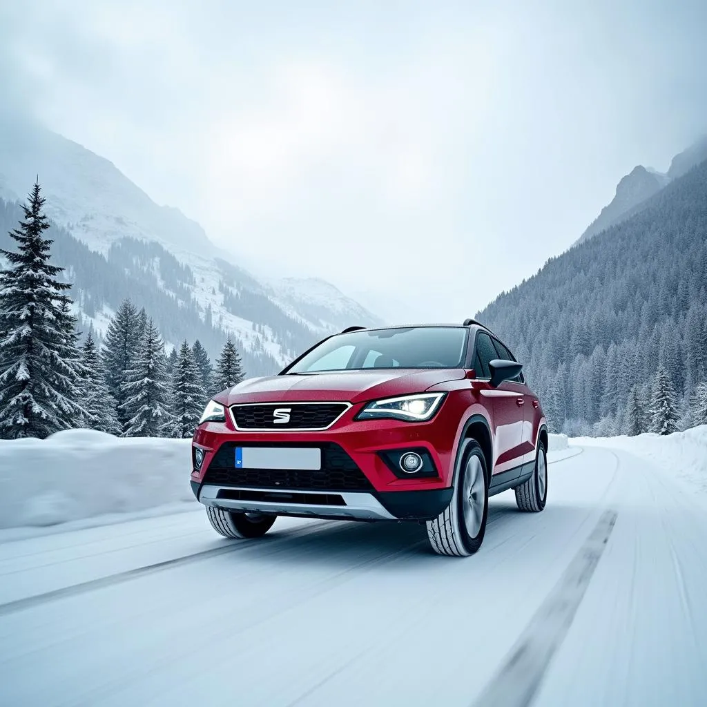 Seat Ateca Winterfahrt