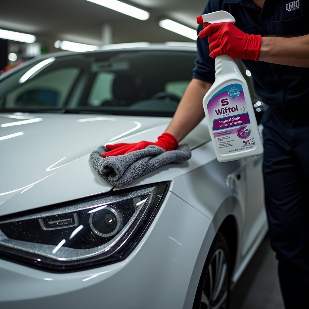 Cleaning the Seat Ibiza hood