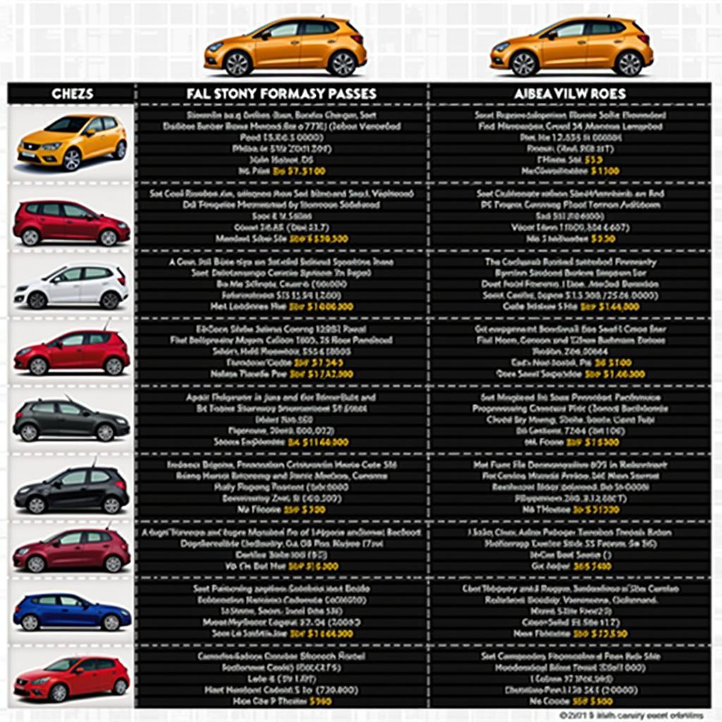 Seat Ibiza Preisliste Modellvarianten