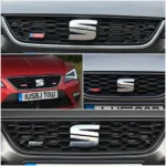 Seat Leon 5F mit verschiedenen Kühlergrill-Designs