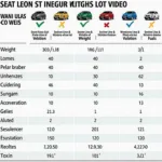 Seat Leon ST Gewicht und Leistung