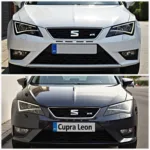 Seat Leon und Cupra Leon Frontansicht