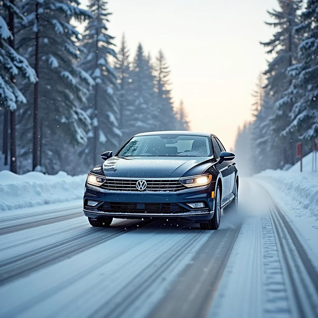 Sicherheit im Winter mit dem VW Passat