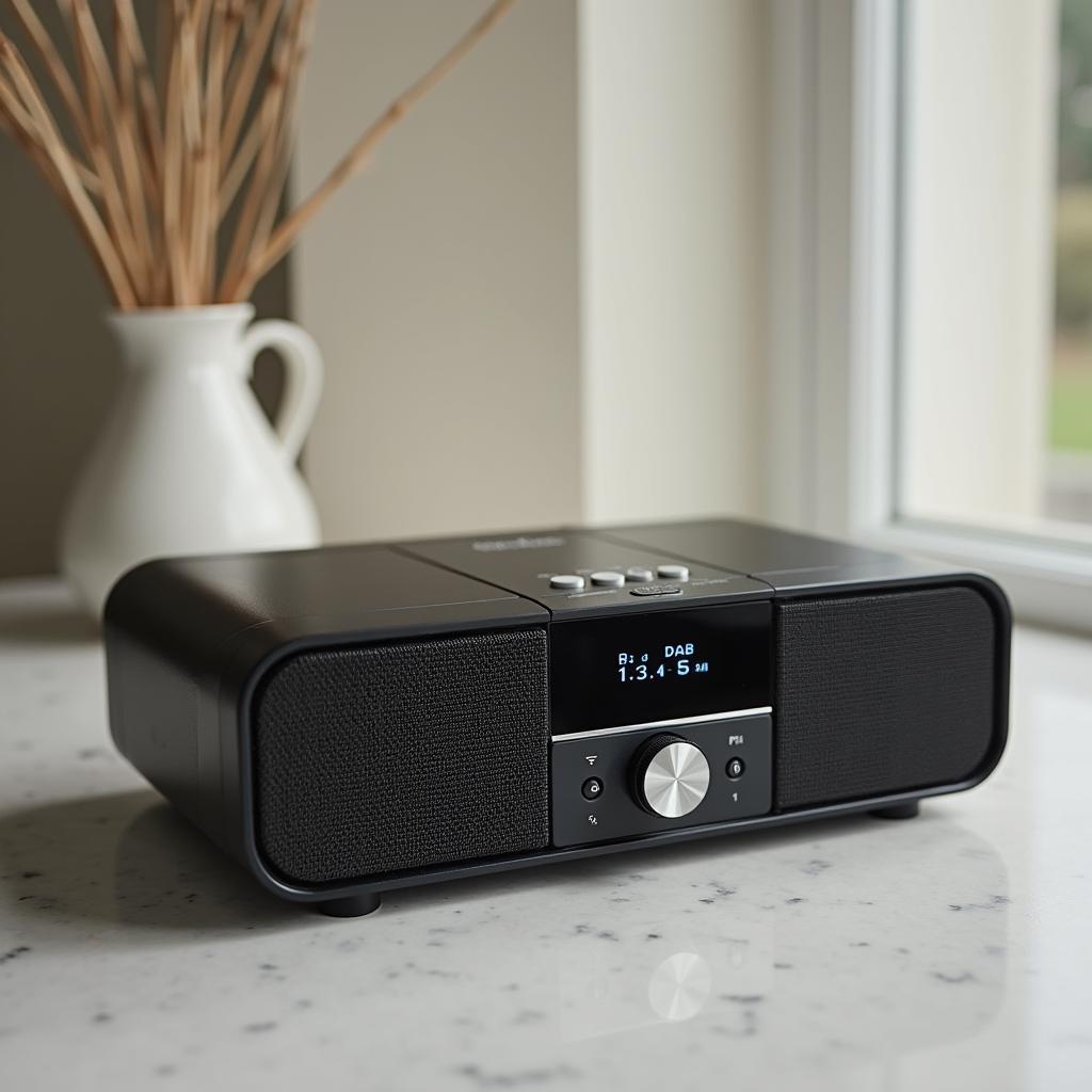 Modernes Design des Silvercrest DAB+ Radios