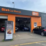 Sixt Autovermietung in der Nähe einer Werkstatt