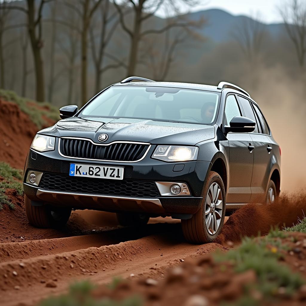 Skoda Octavia Allrad im Gelände